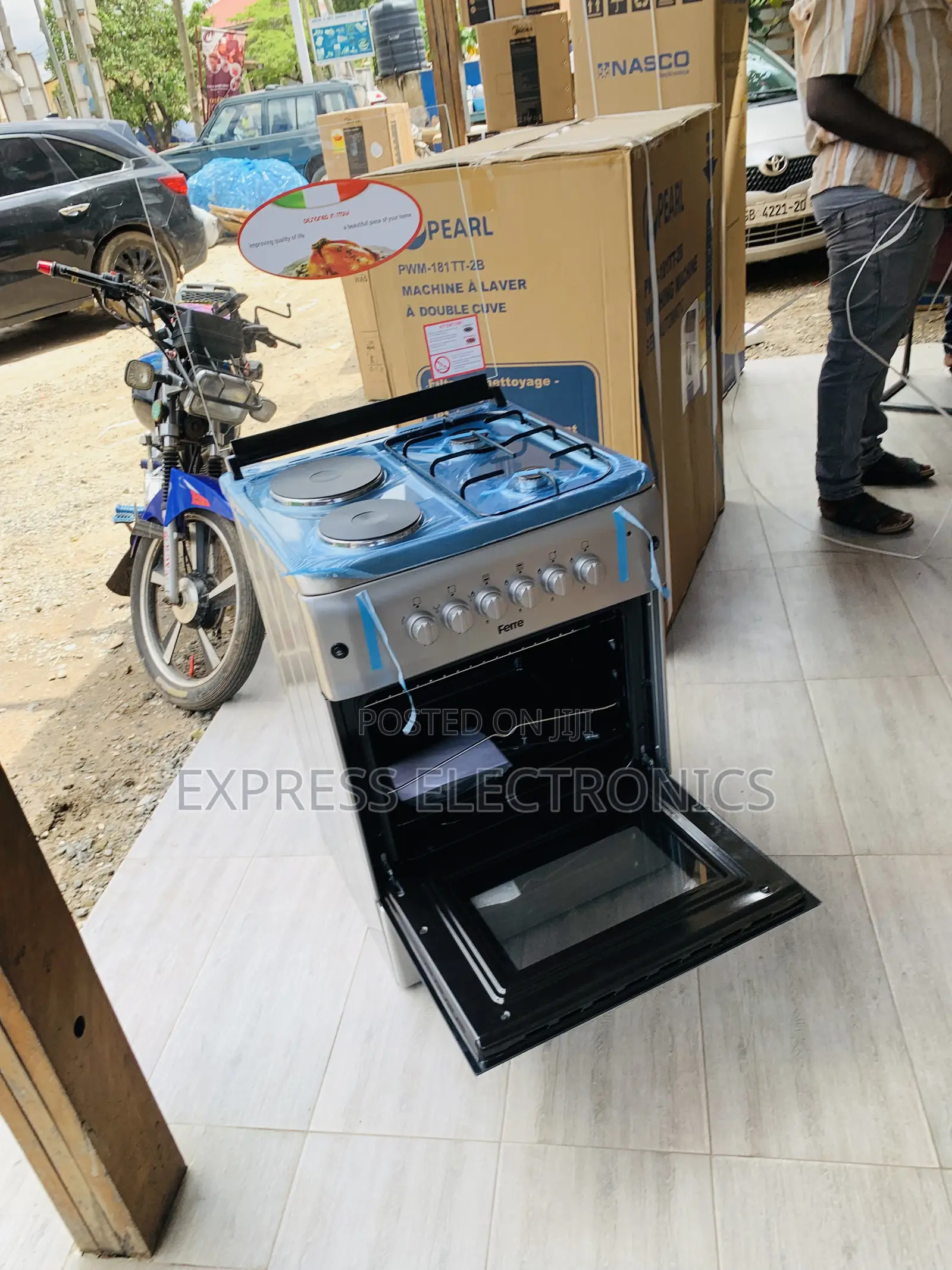 Text Us Fir Your Gas Electric Cooker 2-2 60/60 Stove