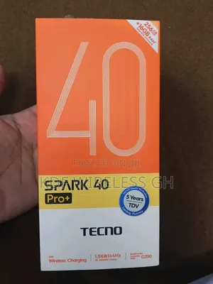 New Tecno Spark 40 Pro+ 256 GB Black