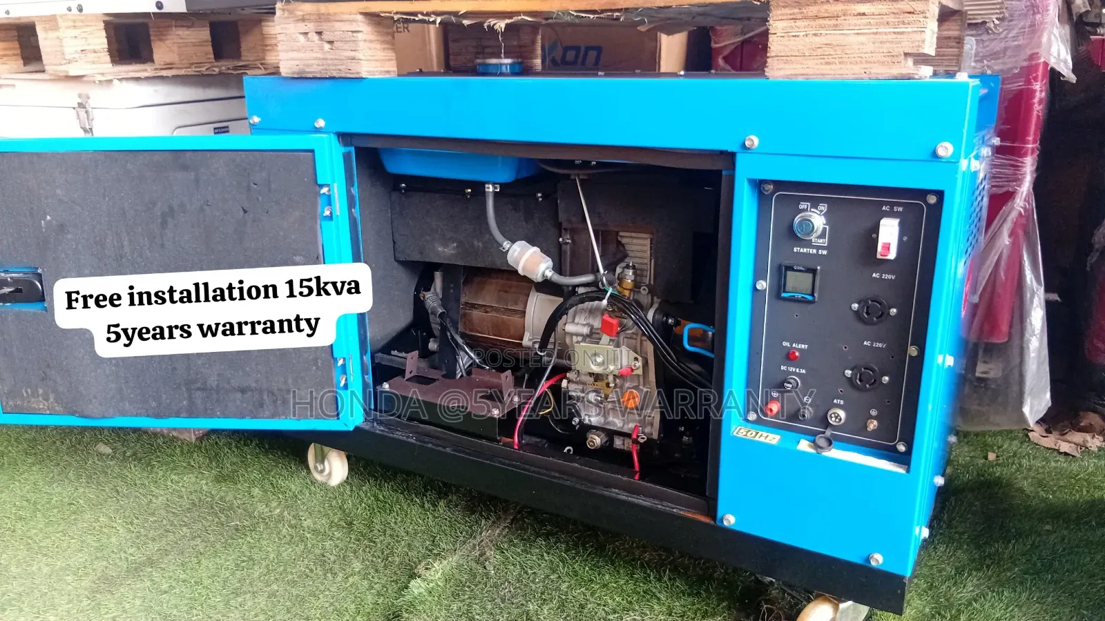Heavy-Duty Perkins 15kVA Silent Diesel Generator Available 15kVA