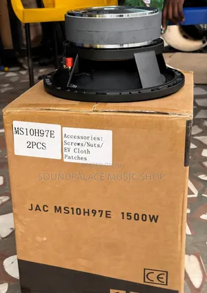 JAC MS10H97E 10-Inch Double Magnet Professional Naked Speaker(1pair)