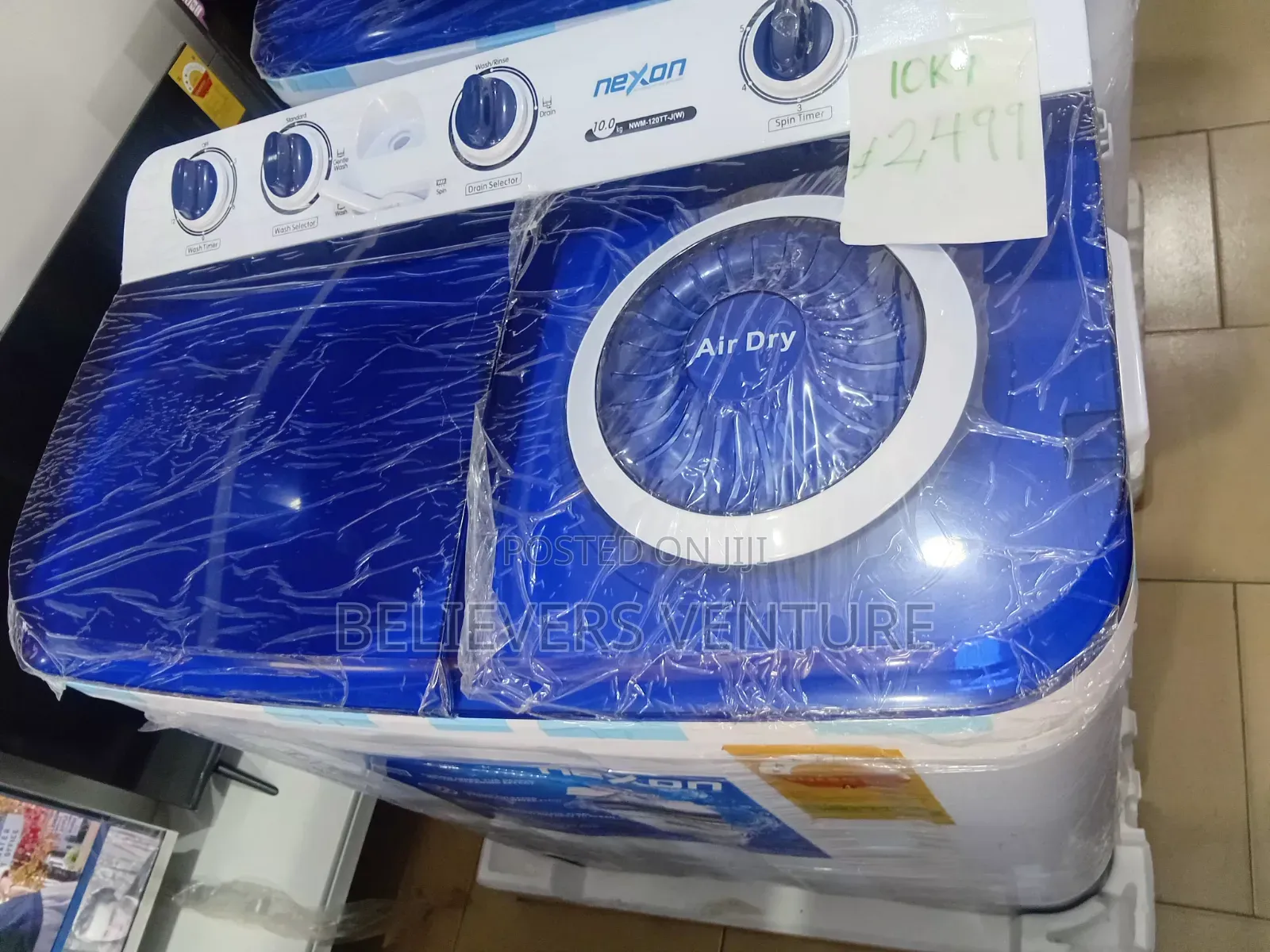Nexon 10KG Washer – Large Drum, Deep Clean