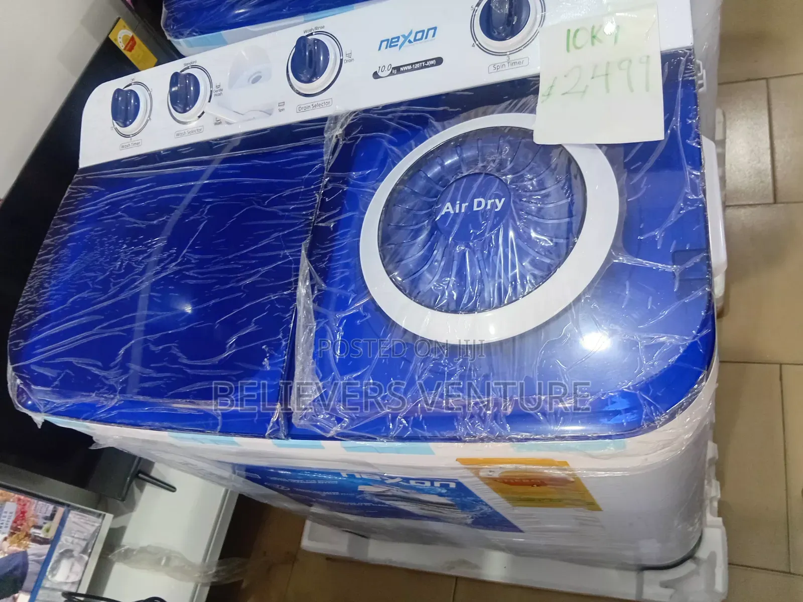 Nexon 10KG Washer – Large Drum, Deep Clean