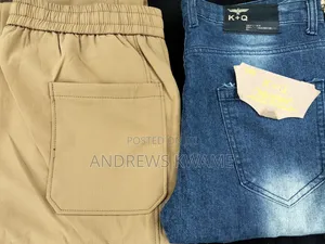 Jeans Khaki and Joggers.