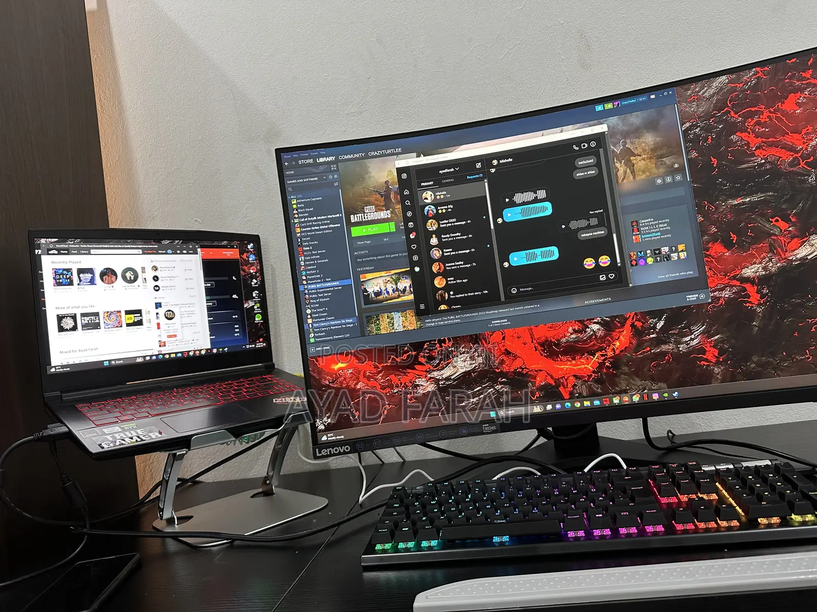 Laptop MSI GF65 Thin 10UE 32GB Intel Core i7 SSD 2T