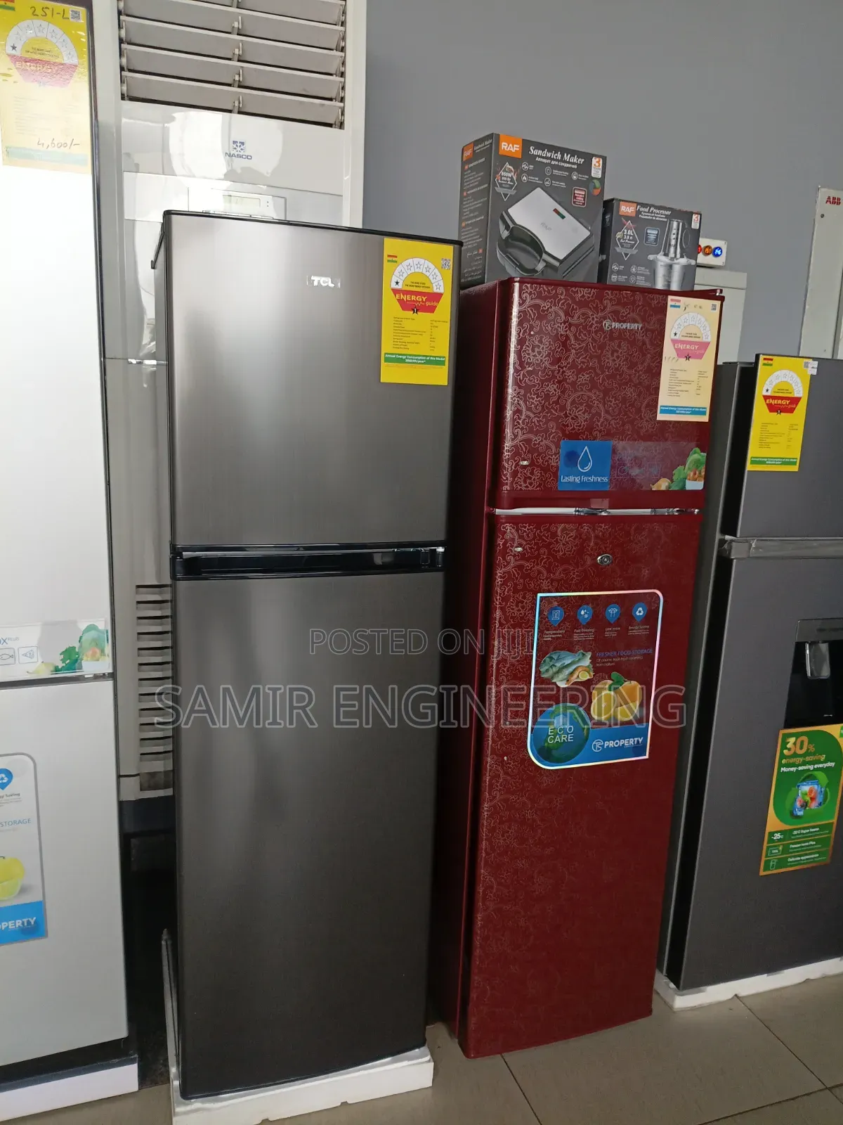TCL 165L Fridge, Freshness Made Easy, or Small Size, Big Chill.