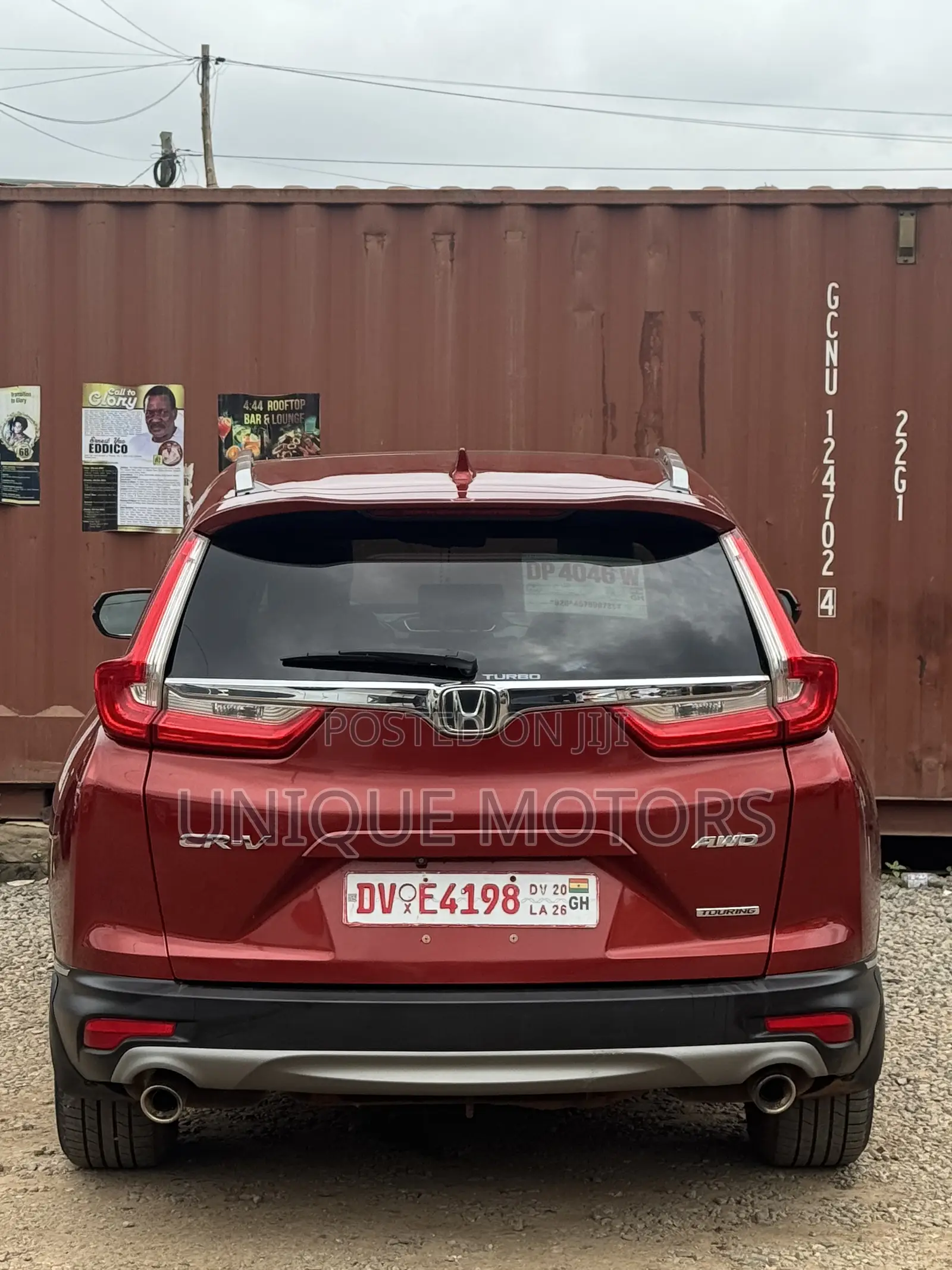Honda CR-V Touring AWD 2018 Red