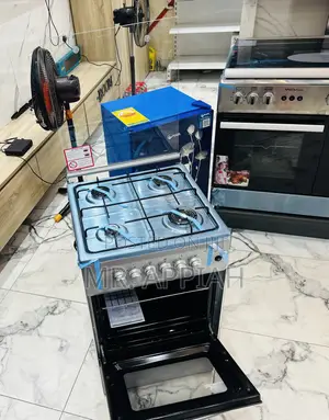 Efficient and Durable Volcano 50x50cm 4 Gas Cooker(Gray) 