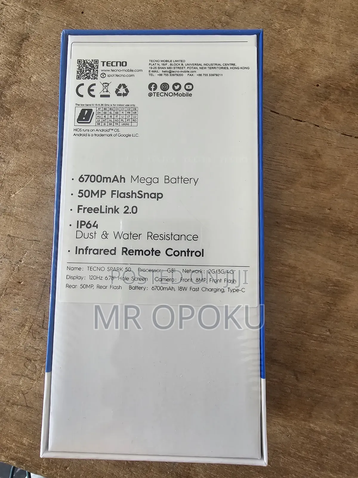 New Tecno Spark 50 5G 128 GB Purple