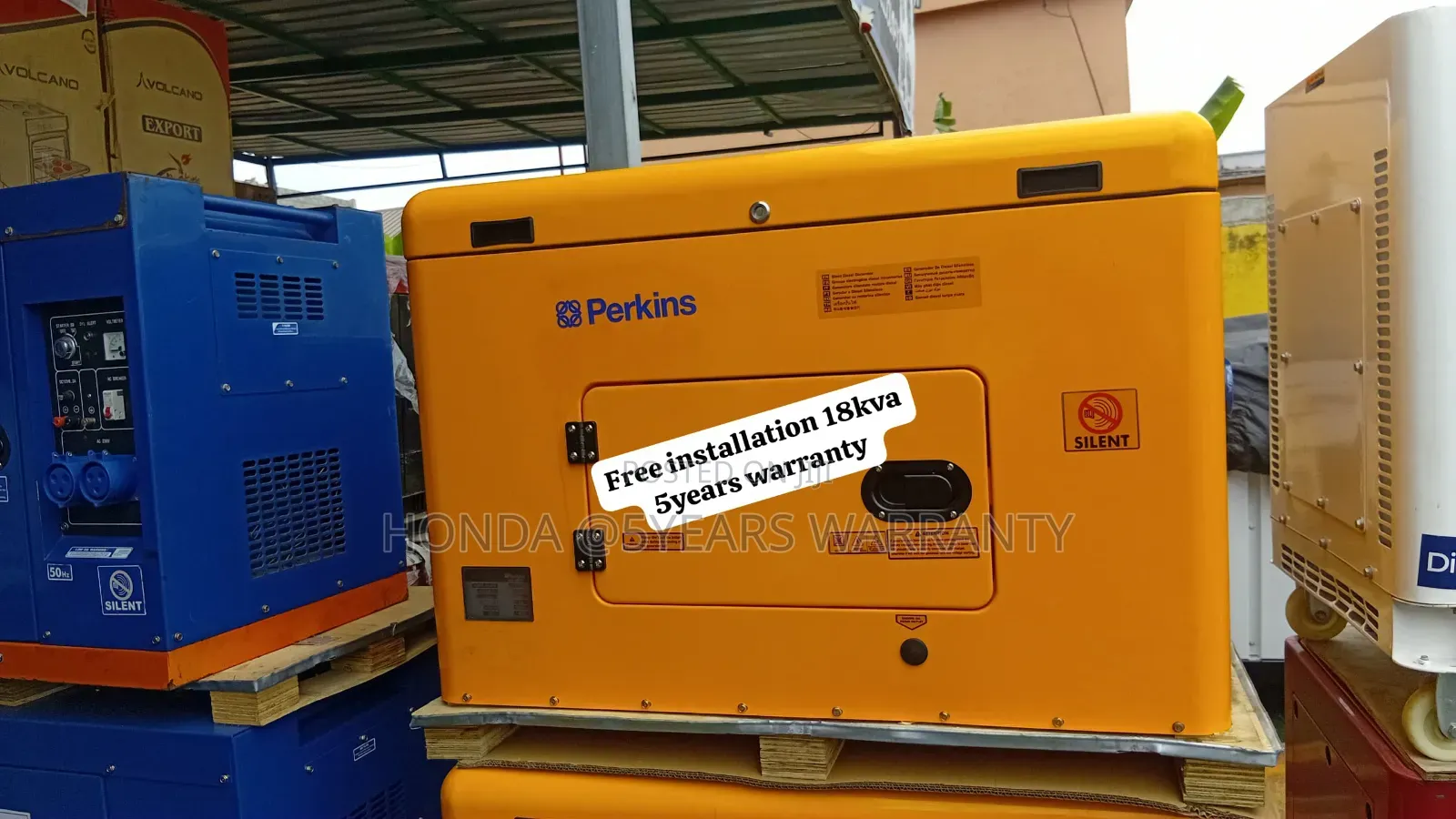 Perkins 18kVA Silent Diesel Generator (2 Units) –Reliable Fuel 18kva
