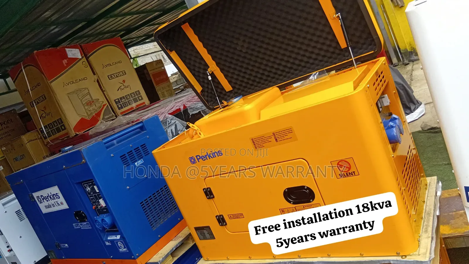 Power Deal! Perkins 18kVA Silent Diesel Generators Available 18kva