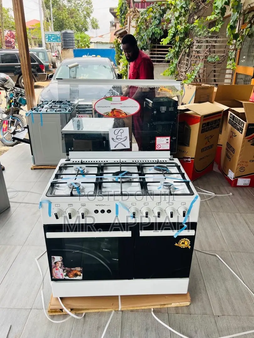 Efficient Adorable Mediatech 5 Gas Burner Oven and Grill Auto 