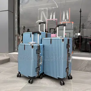 Aluminum Anticrack Suitcase Set