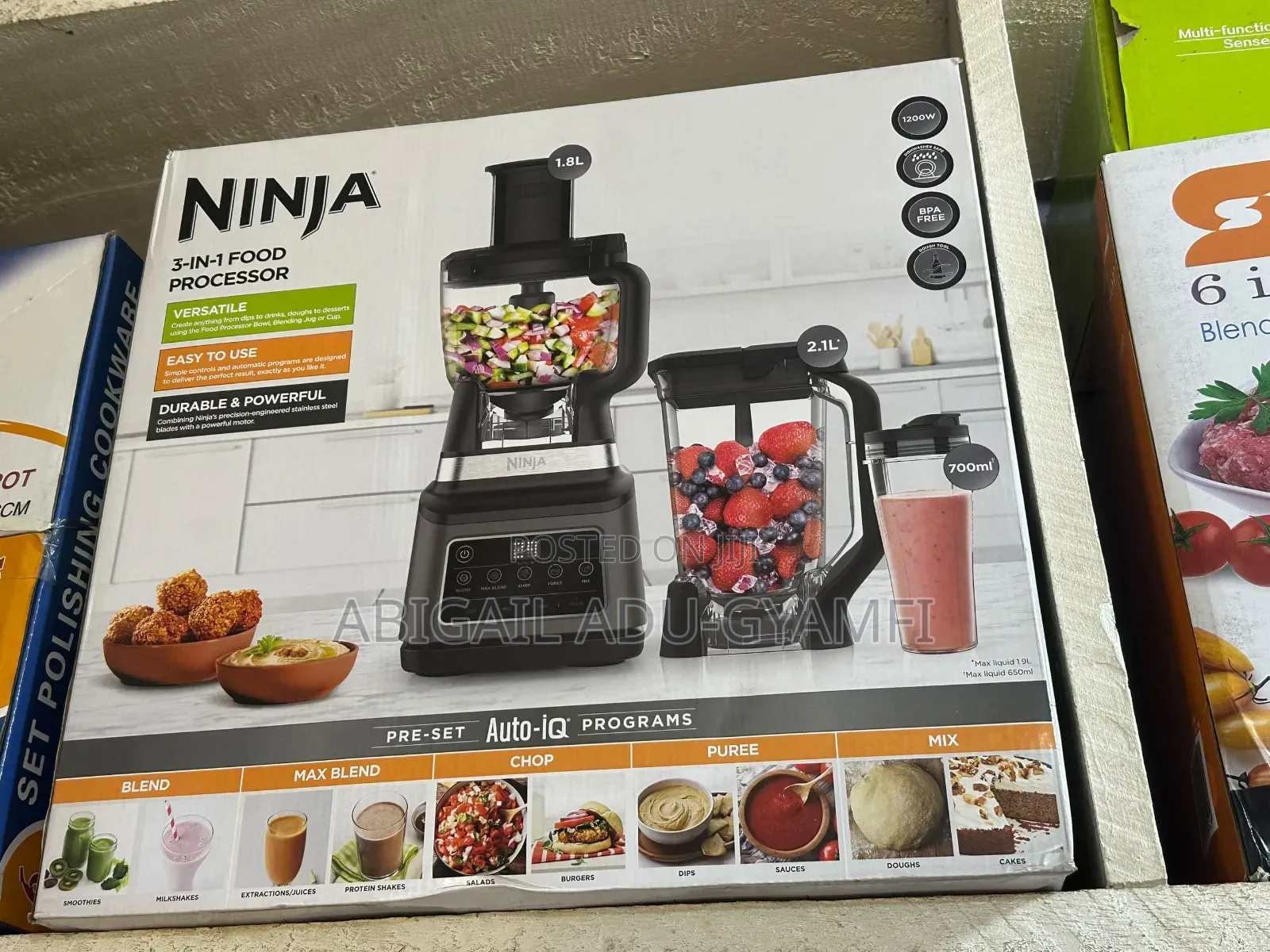 Ninja Blender[UK] 3in1 Food Processor