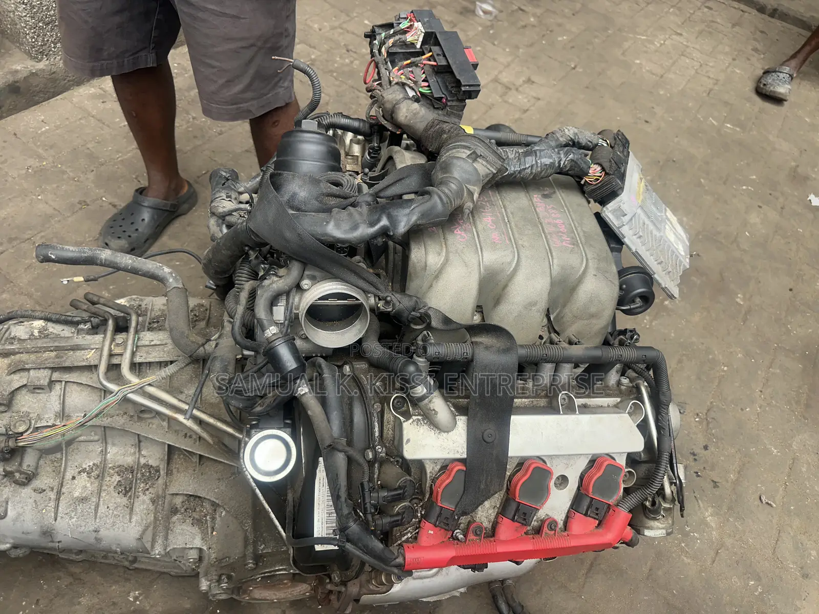 Complete Audi V6 Engine
