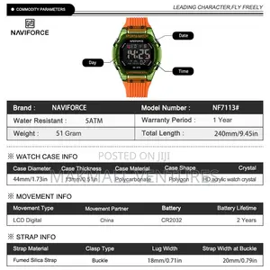 Naviforce Polygon Digital Watch (NF 7113)