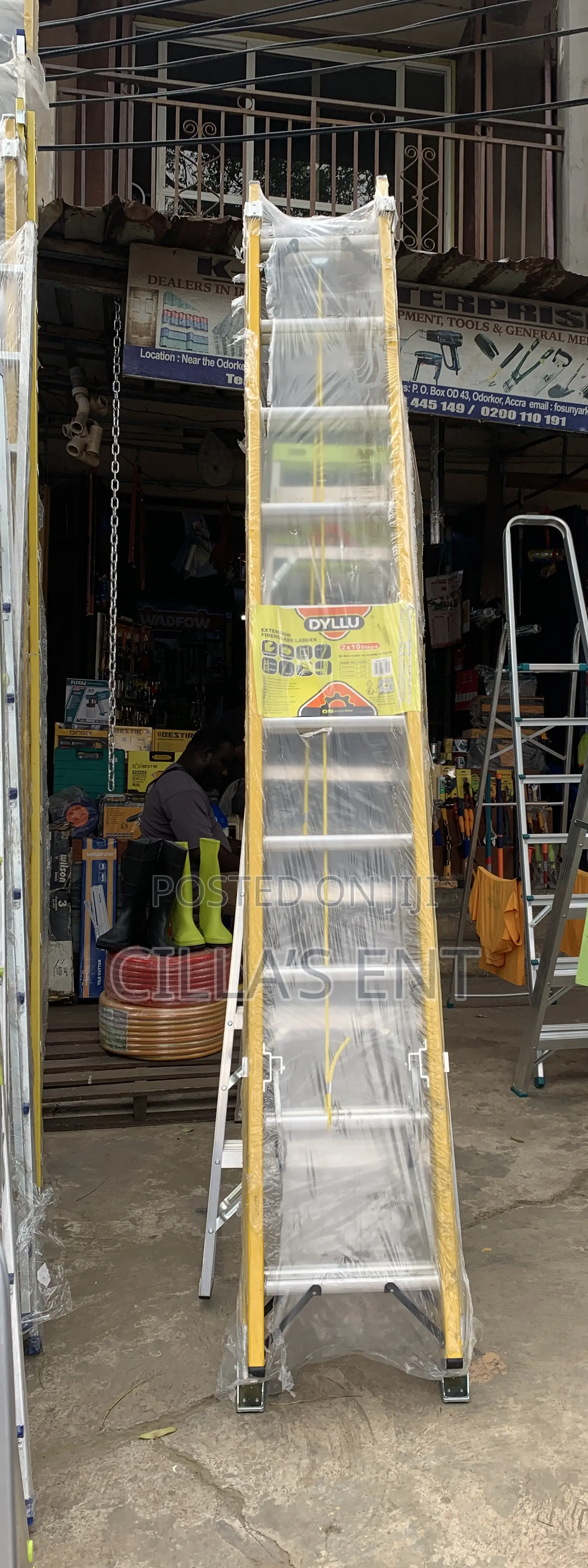 Fiberglass Ladder 2x10
