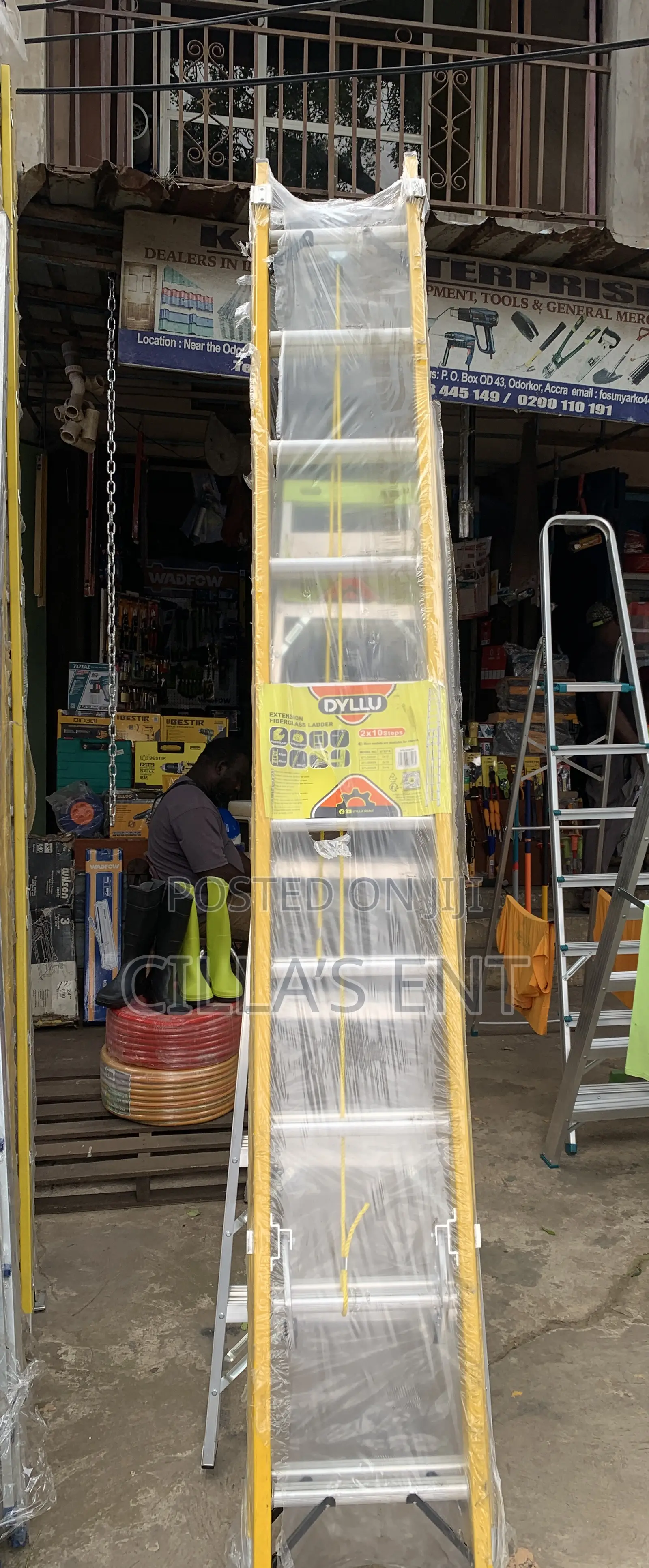 Fiberglass Ladder 2x10