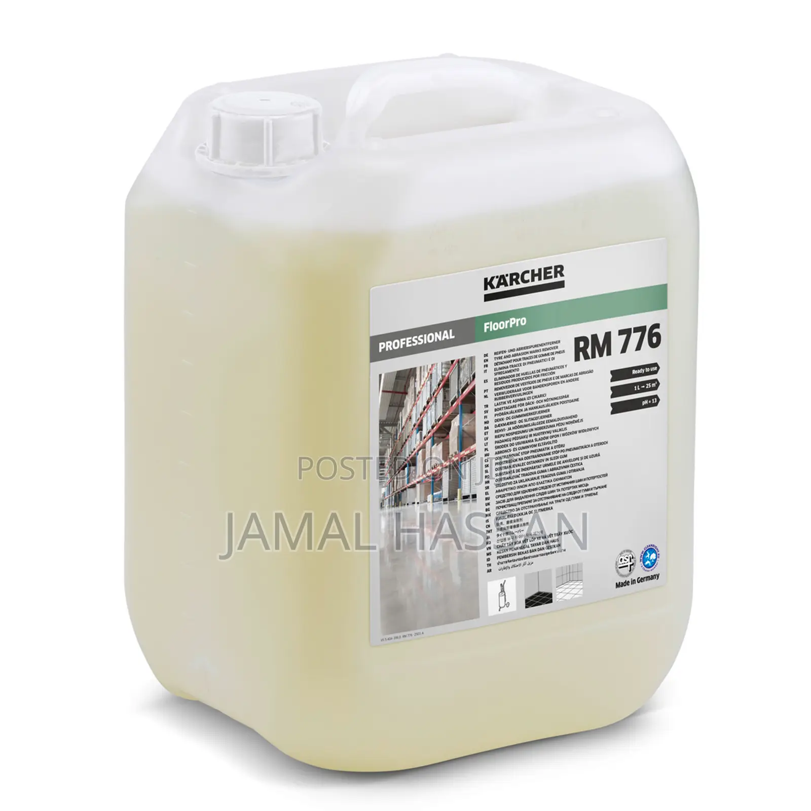 Karcher FloorPro Tyre and Abrasion Marks Remover RM 776, 10l