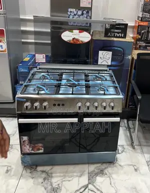 Affordable Mediatech 5gas Burner Oven and Grill Auto Rotisserie Silver