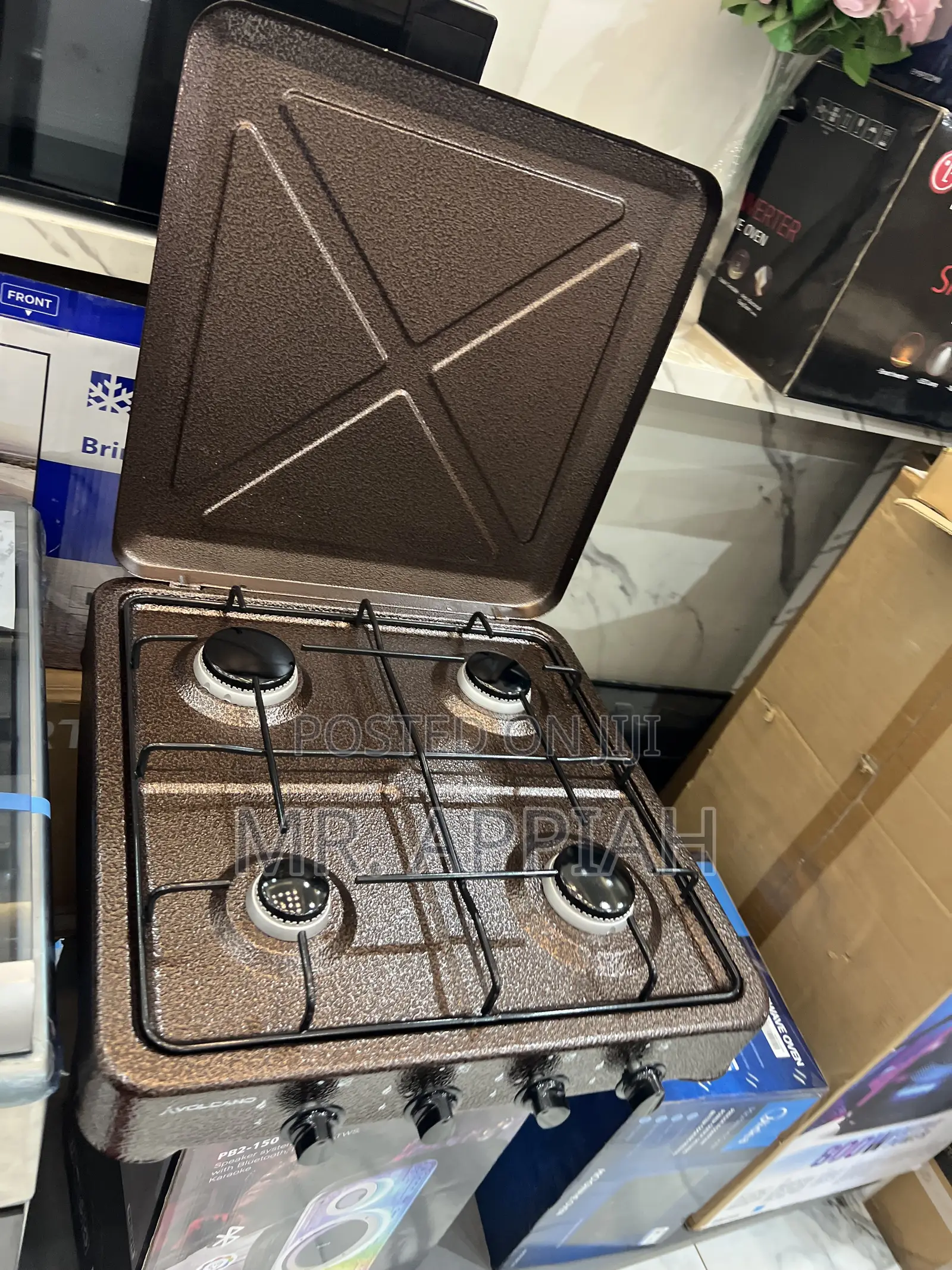 Check Out Volcano 4 Table Top Cooker(Brown) 