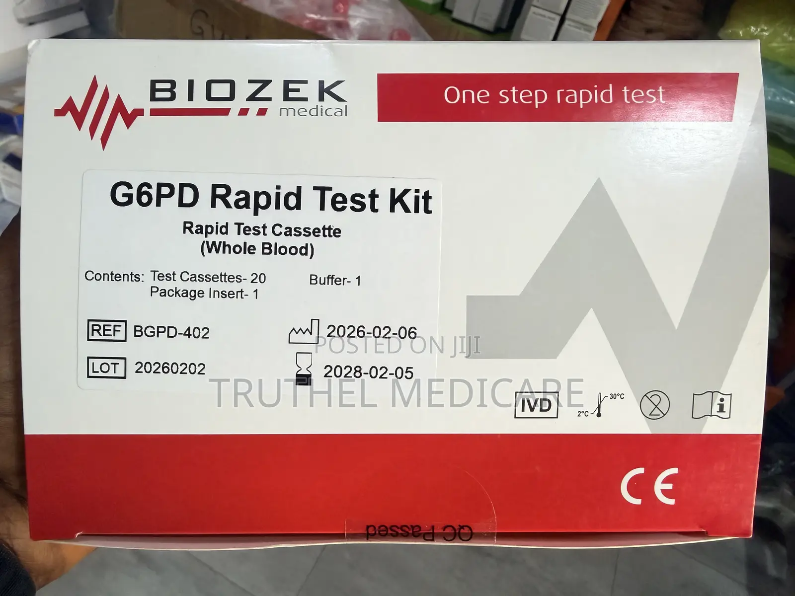 G6pd Test Cassettes