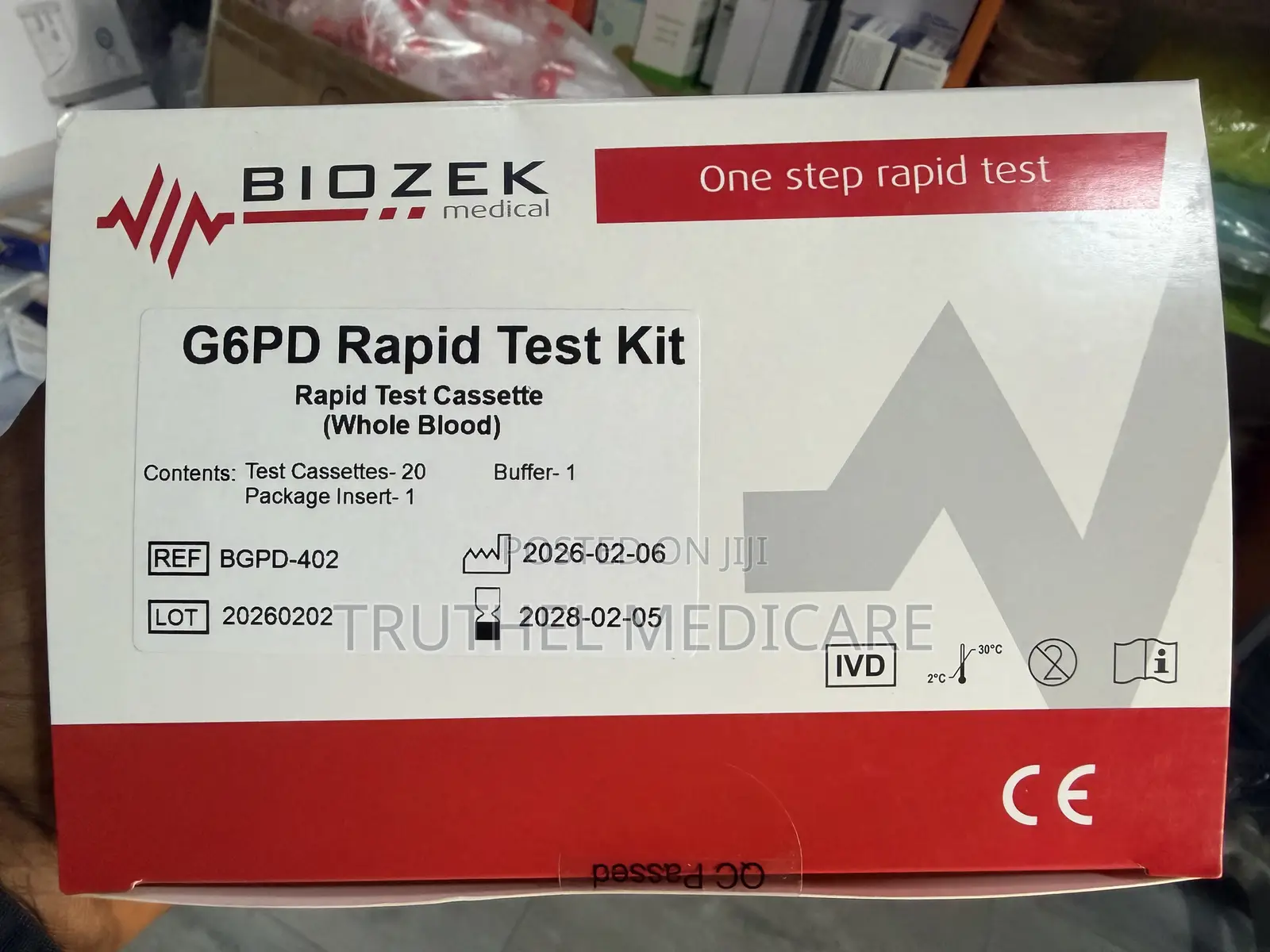 G6pd Test Cassettes