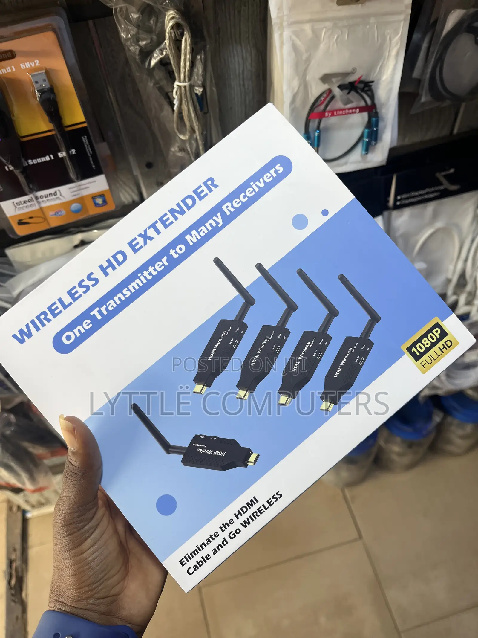 4in1 Wireless HDMI Transmitter (1TX to 3RX)