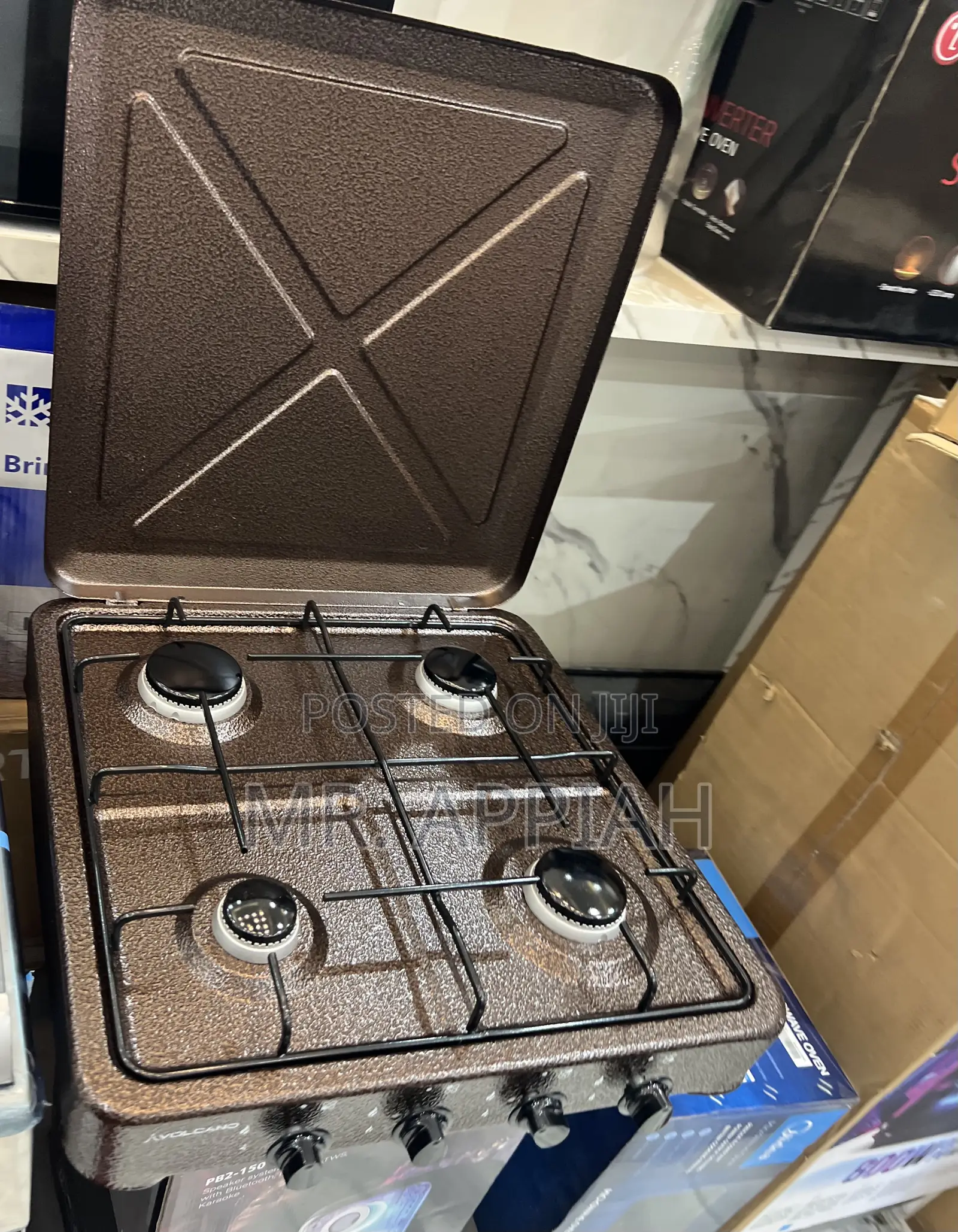 Purchase Efficiënt Volcano 4 Gas Table Top Cooker(Brown).