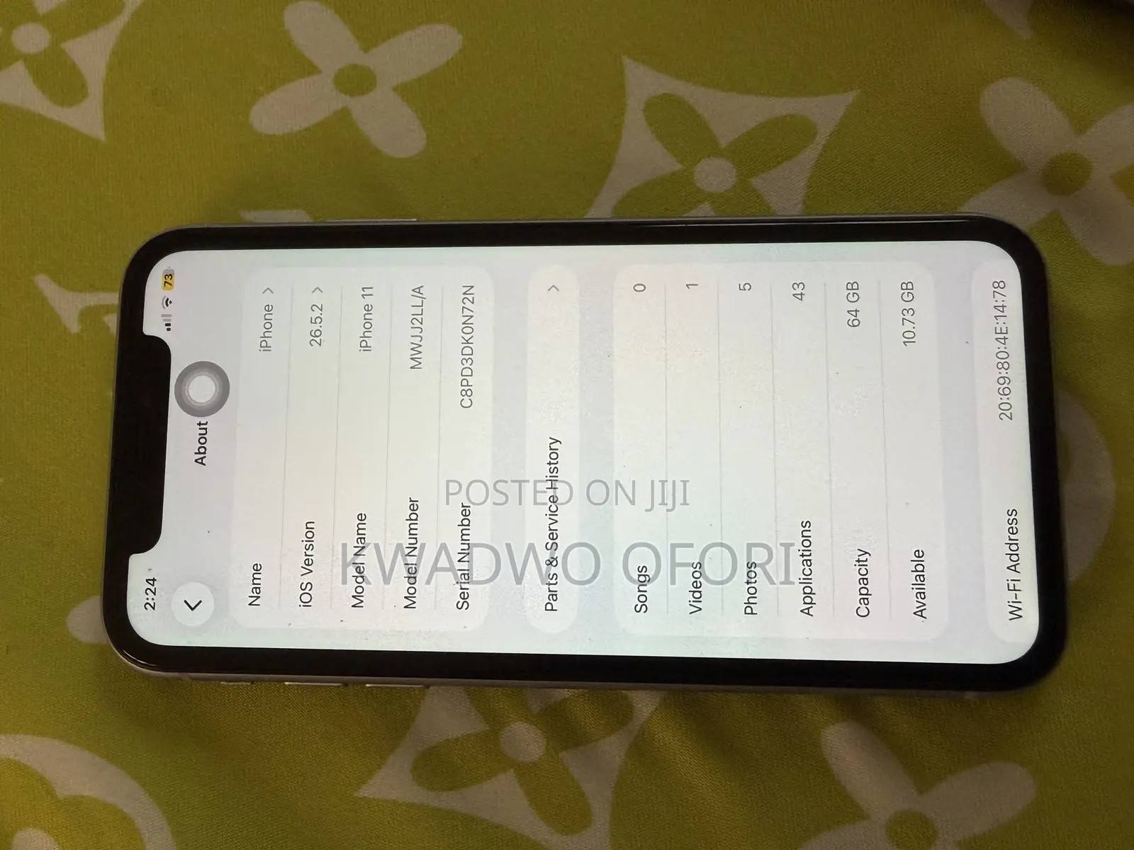 Apple iPhone 11 64 GB Purple