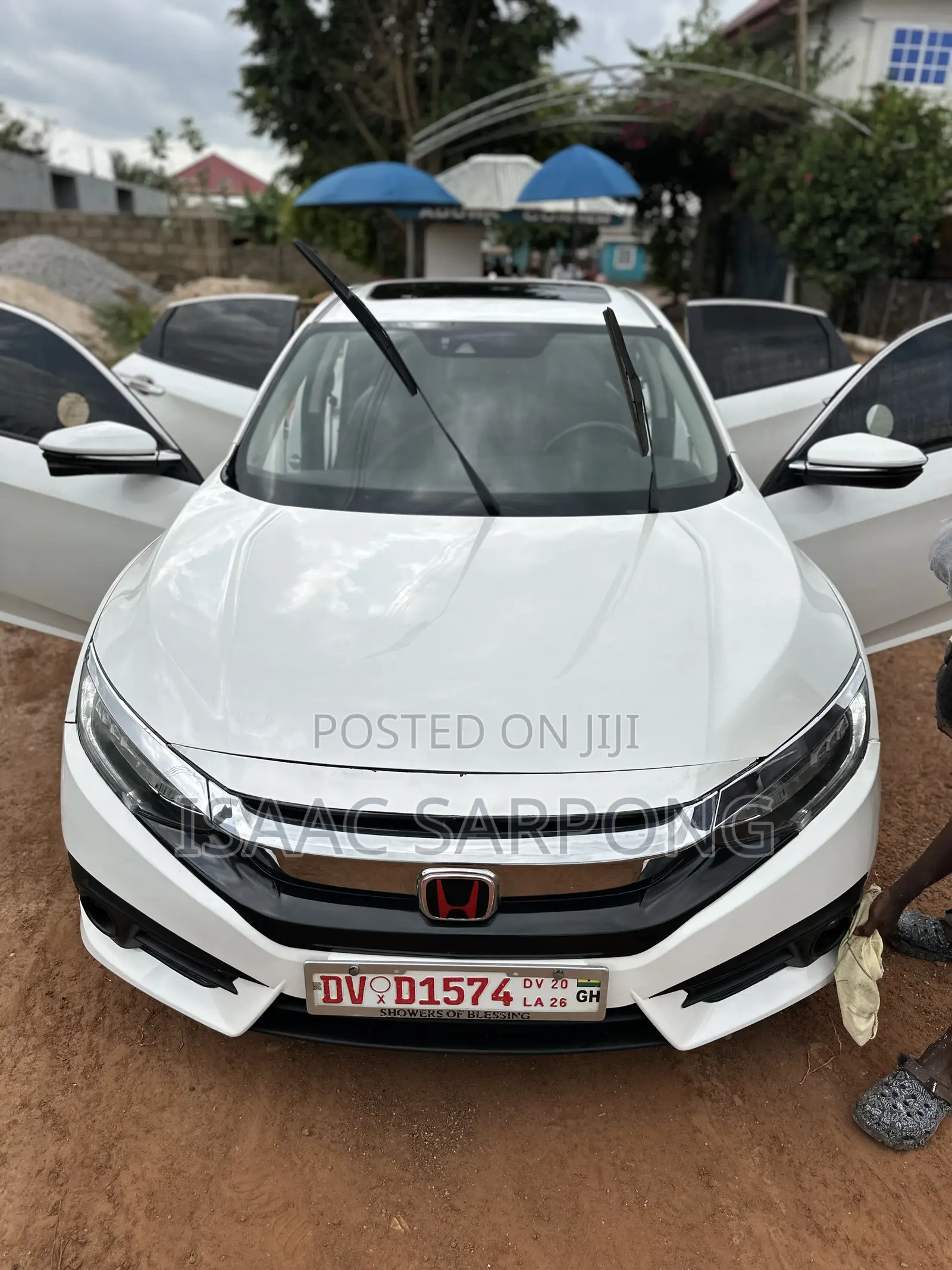 Honda Civic Touring 2dr Coupe (1.5L 4cyl) 2016 White