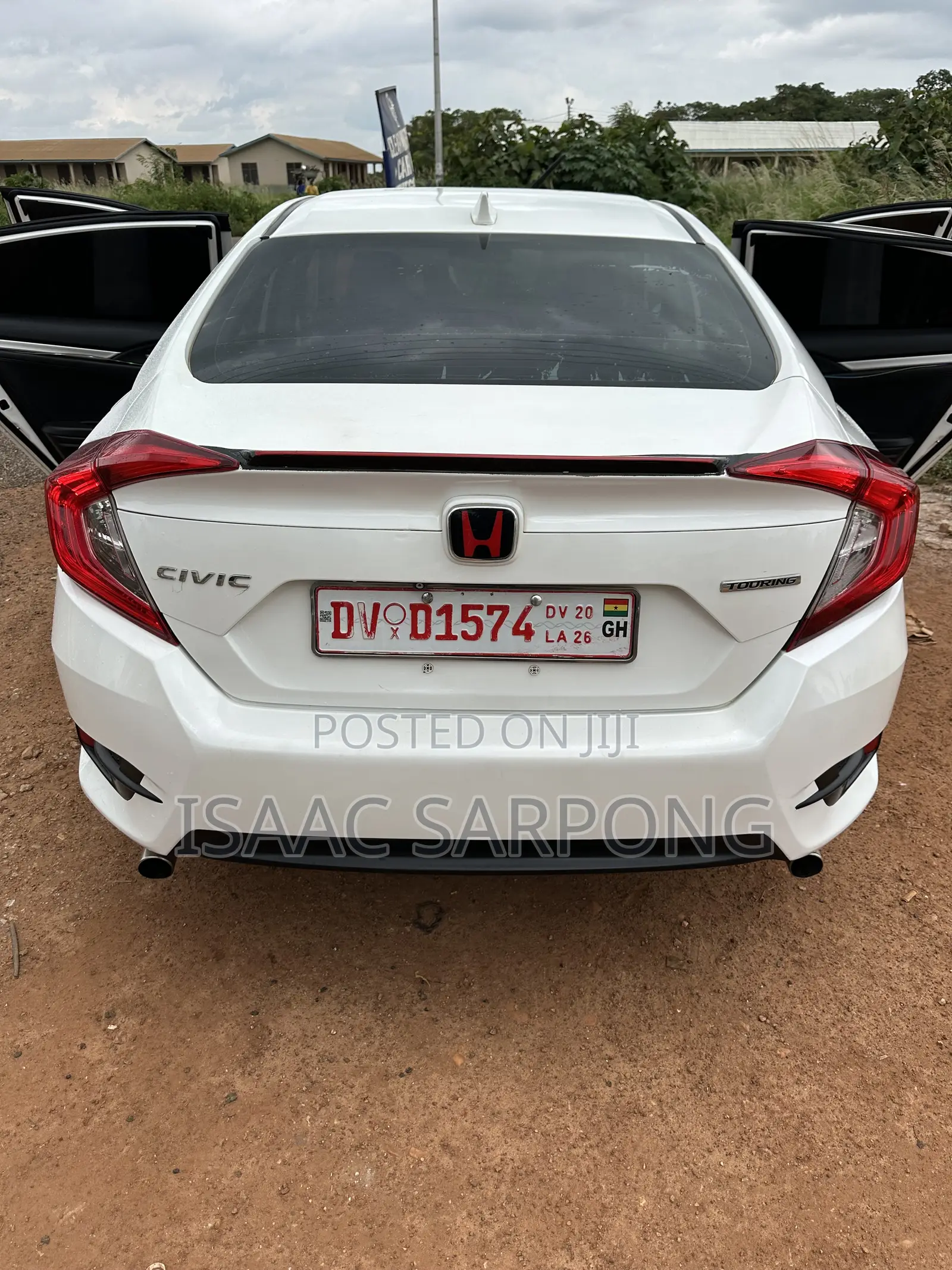 Honda Civic Touring 2dr Coupe (1.5L 4cyl) 2016 White