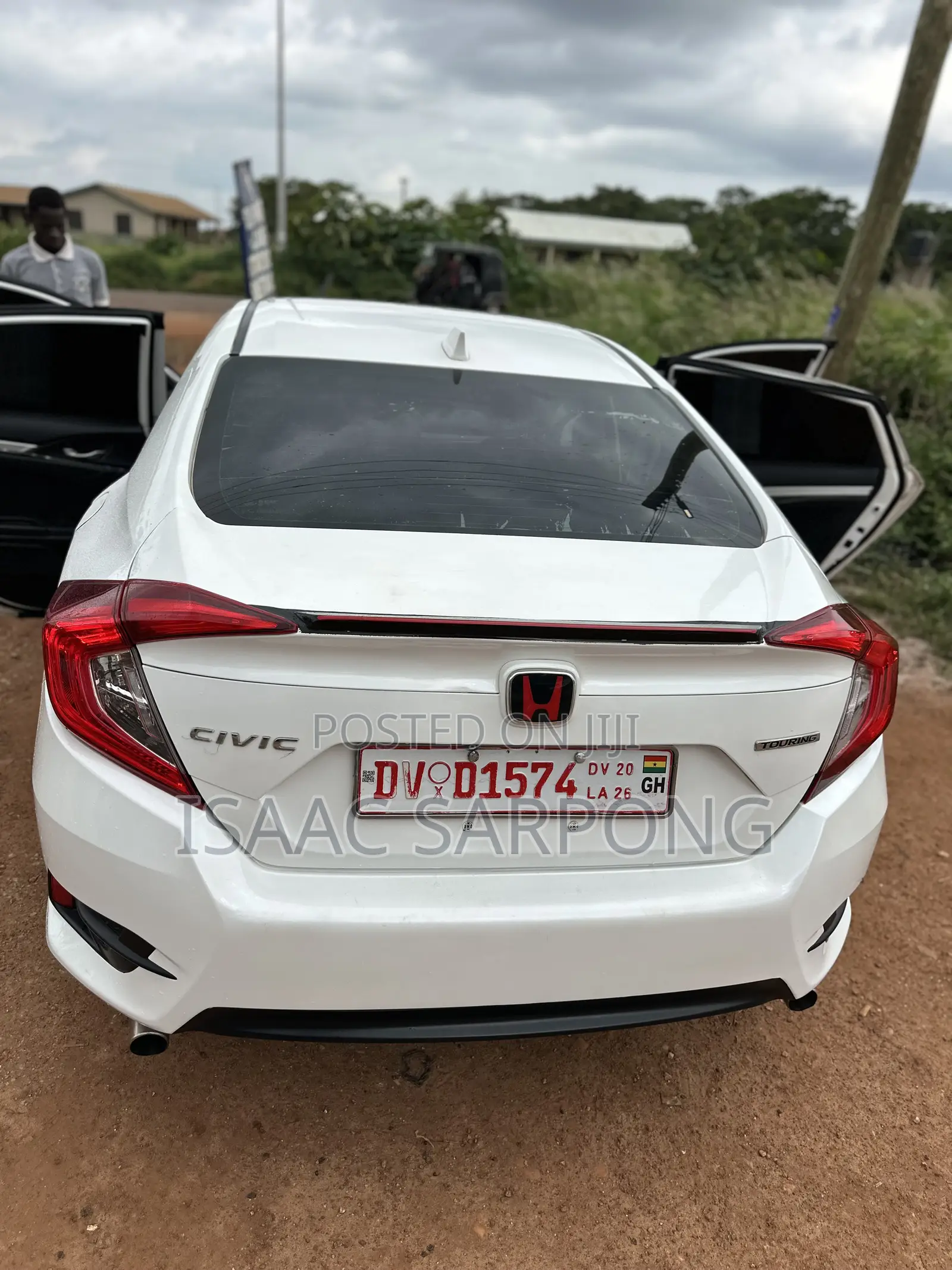 Honda Civic Touring 2dr Coupe (1.5L 4cyl) 2016 White