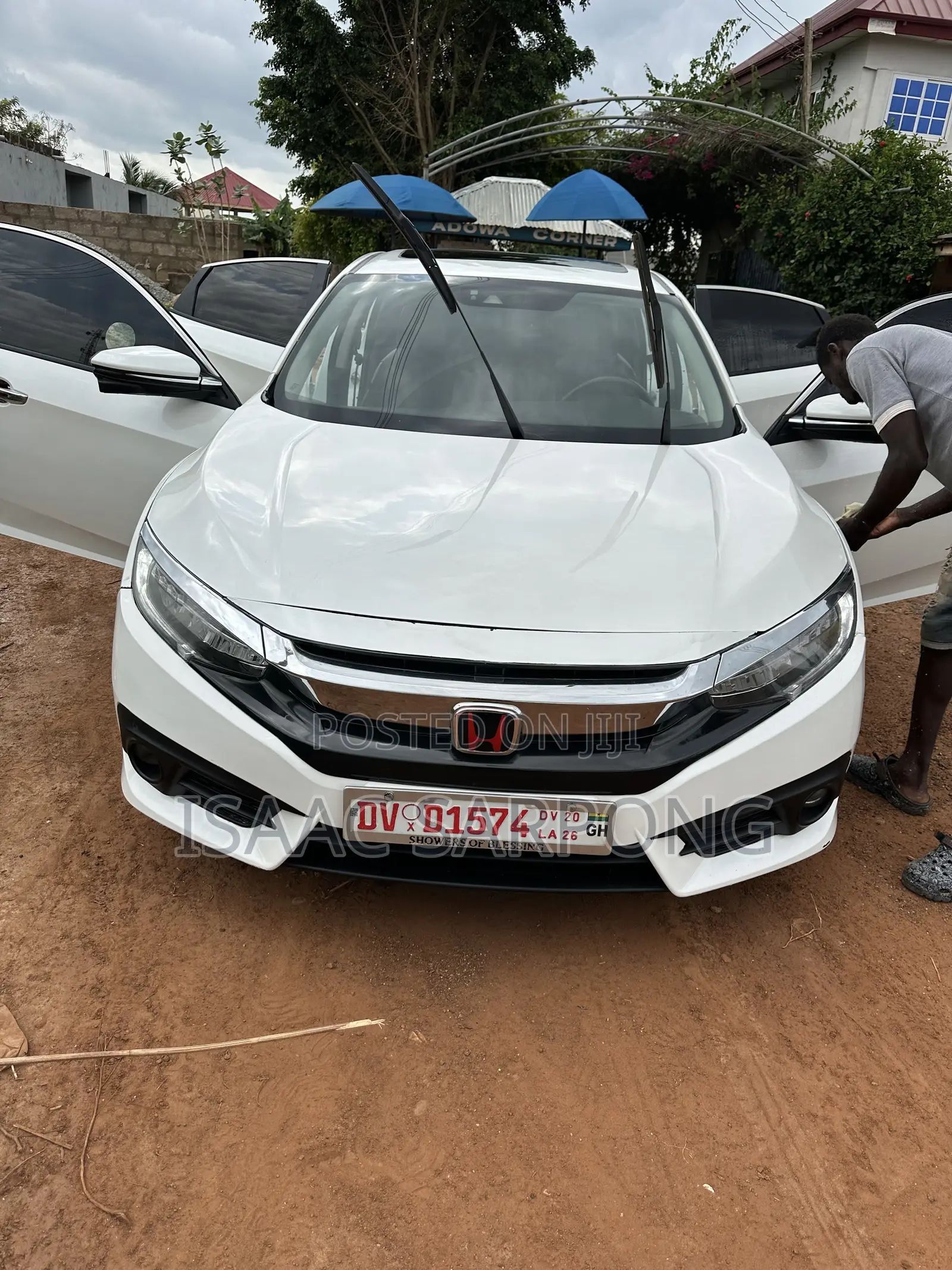 Honda Civic Touring 2dr Coupe (1.5L 4cyl) 2016 White
