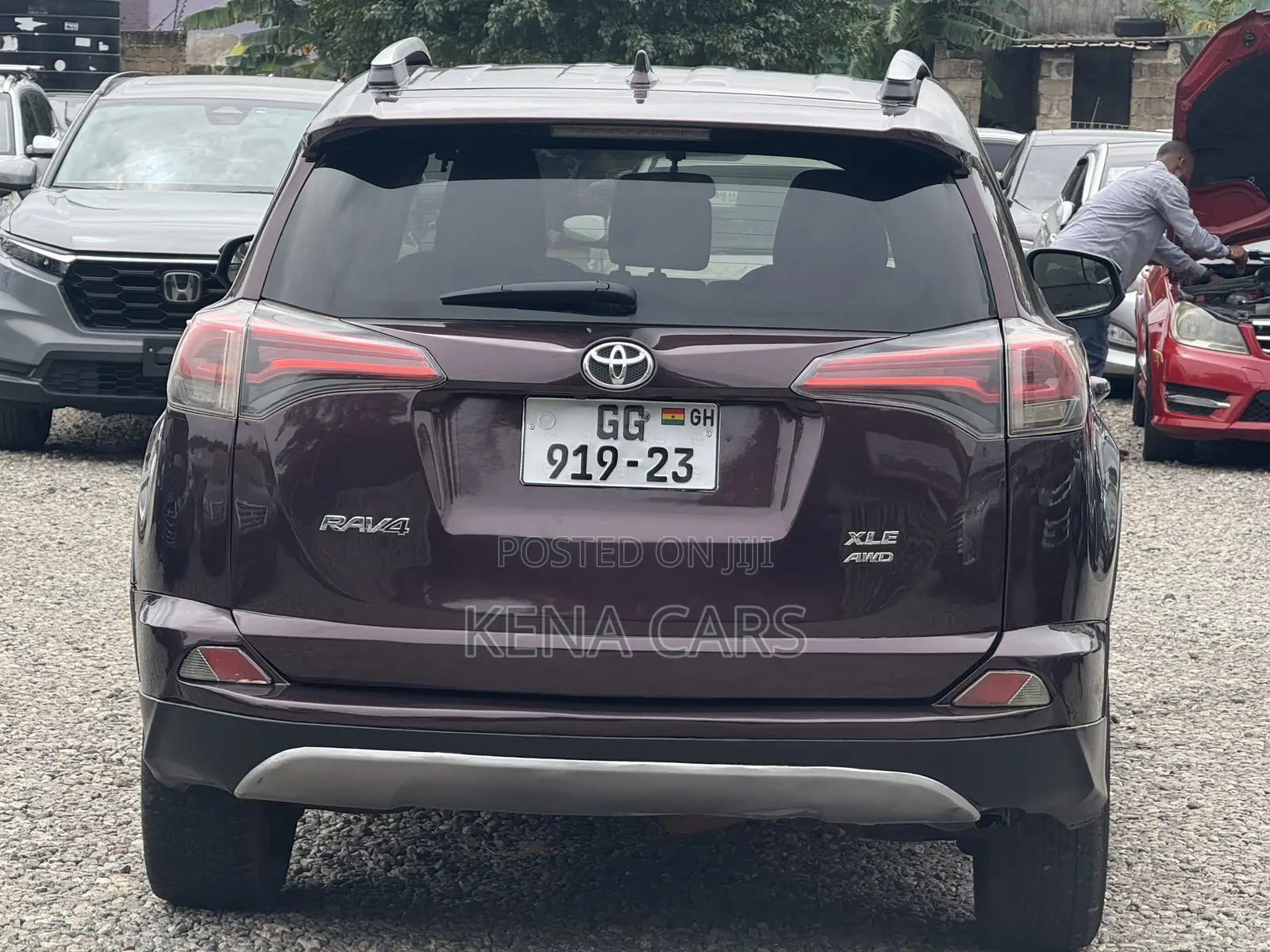 Toyota RAV4 LE AWD (2.5L 4cyl 6A) 2016 Burgundy