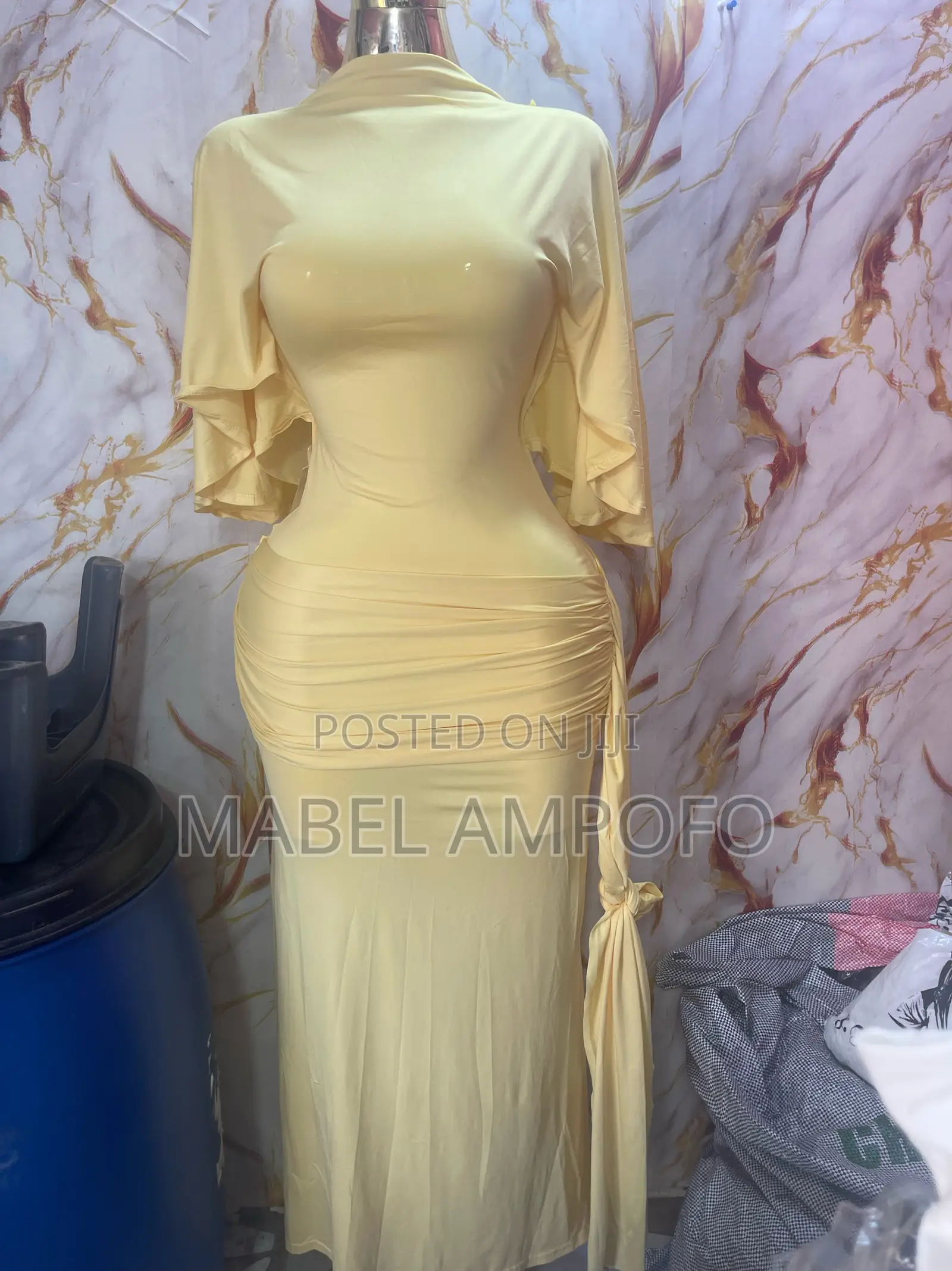 Cream Yellow Dress