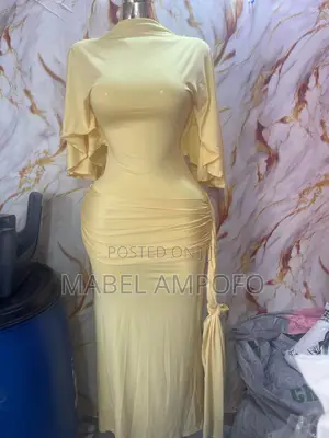 Cream Yellow Dress