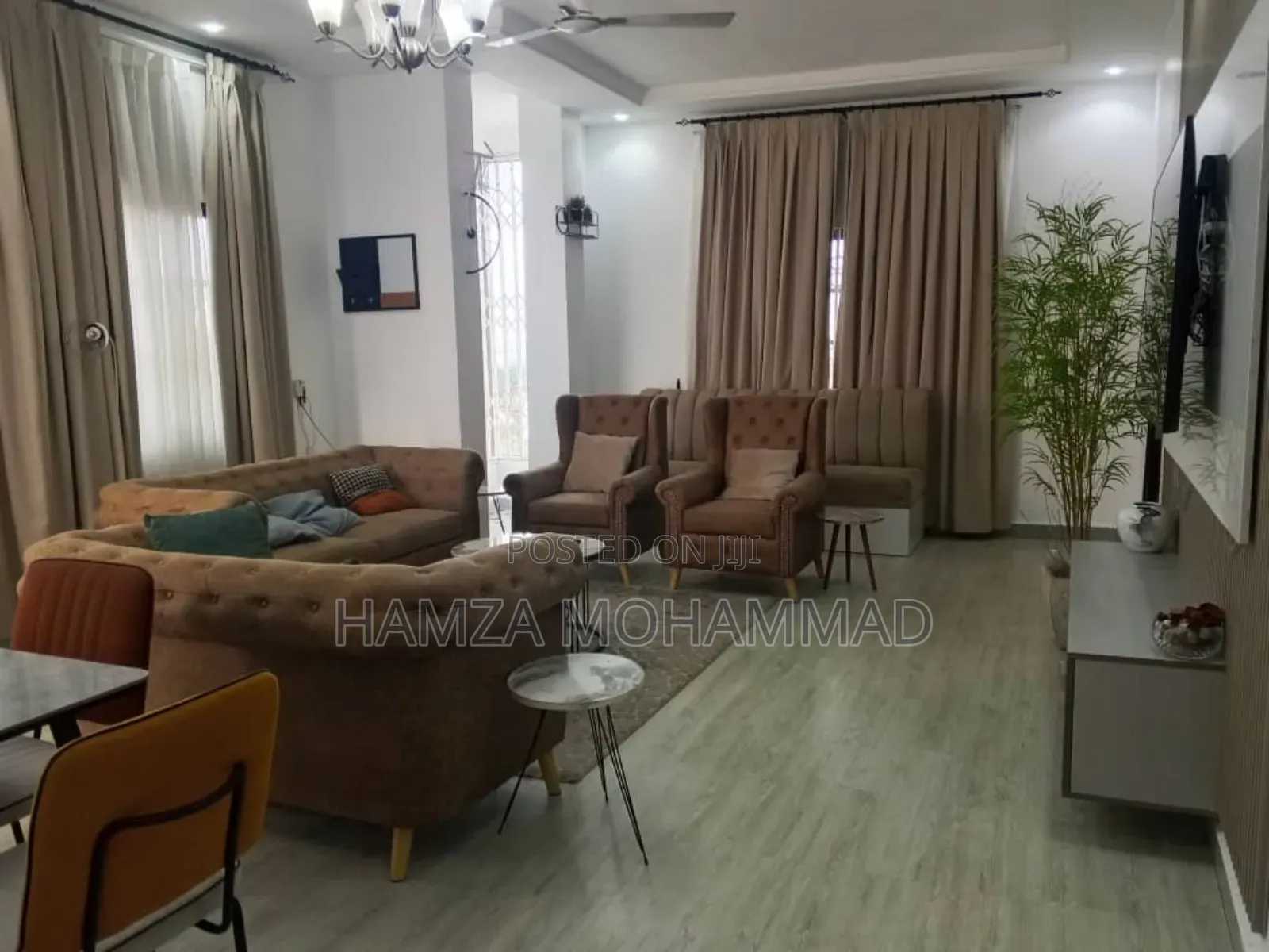 Furnished 1bdrm Apartment in Hamza Estates, East Legon for rent