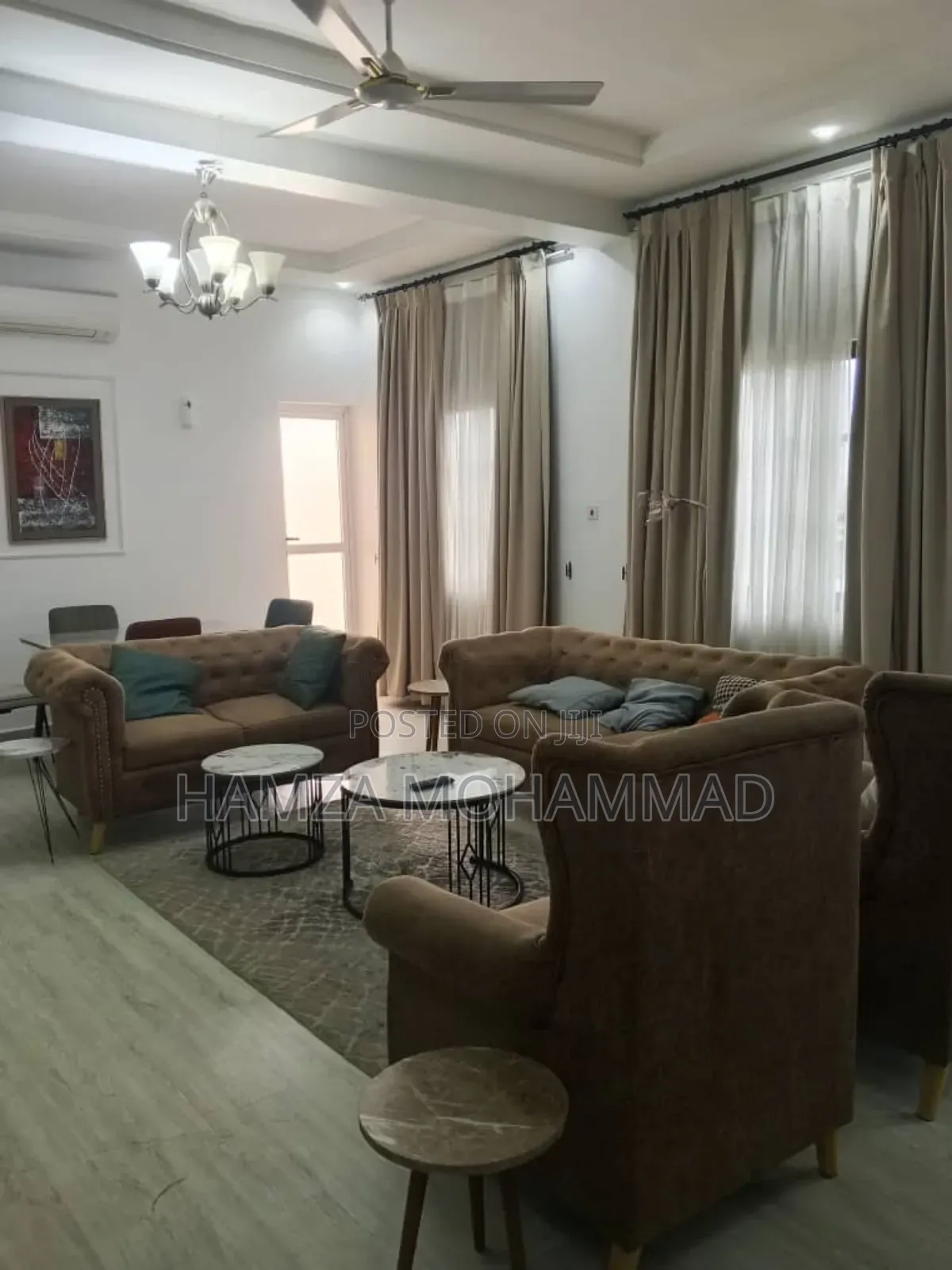 Furnished 1bdrm Apartment in Hamza Estates, East Legon for rent