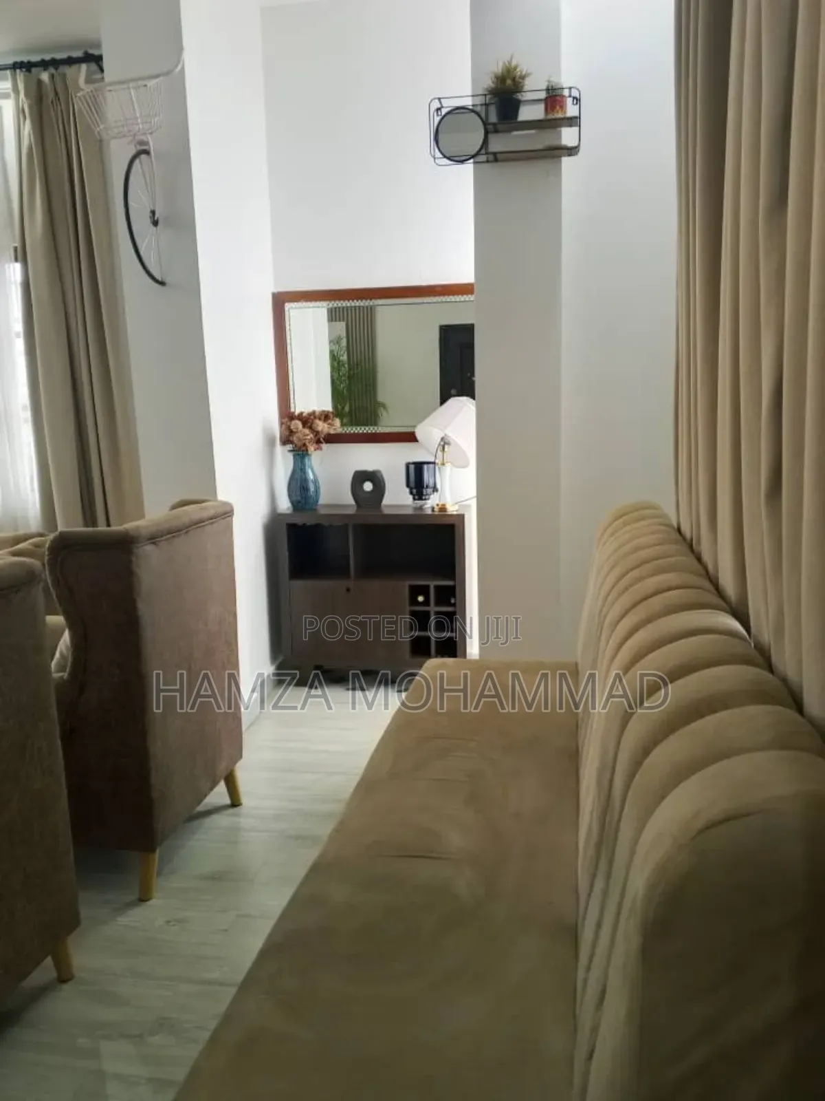 Furnished 1bdrm Apartment in Hamza Estates, East Legon for rent