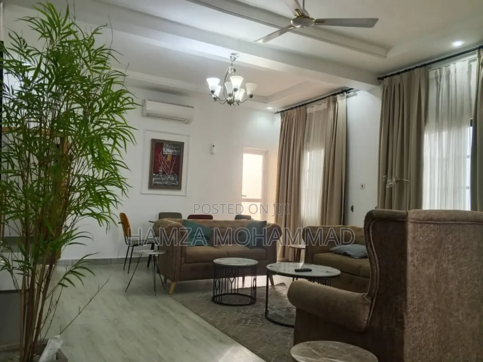 Furnished 1bdrm Apartment in Hamza Estates, East Legon for rent