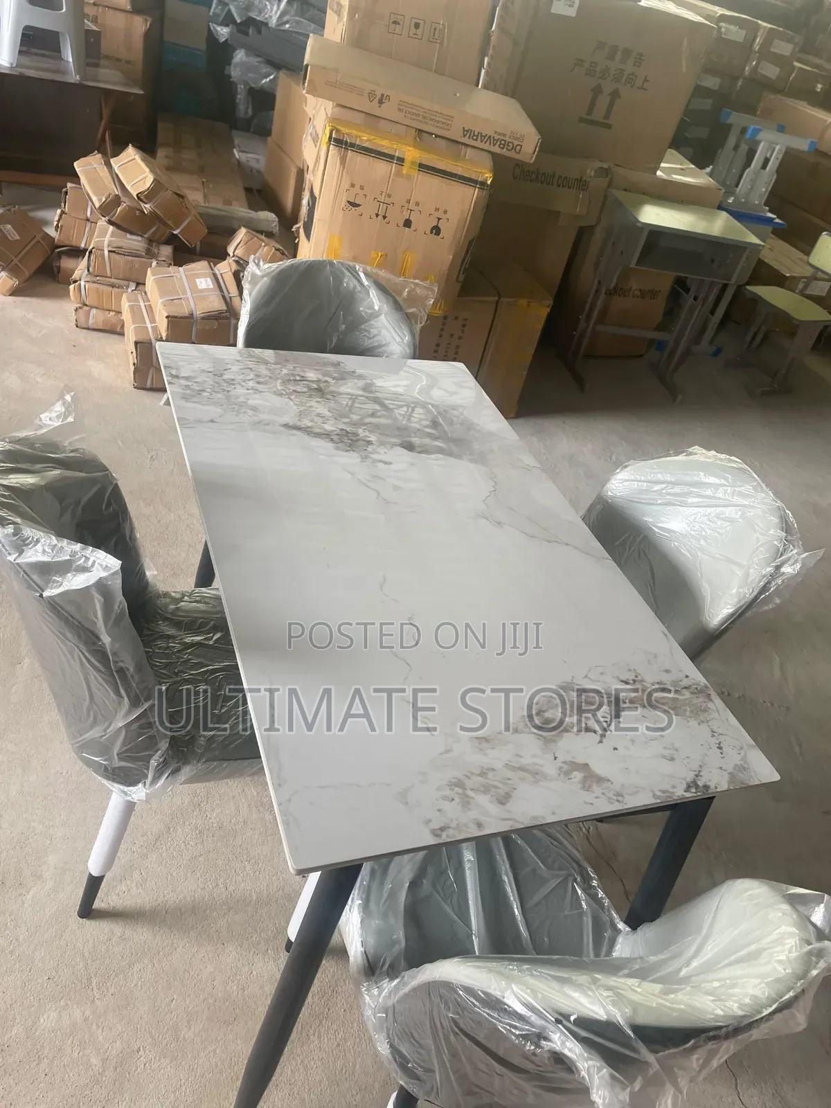 Foreign Marble Dining Set