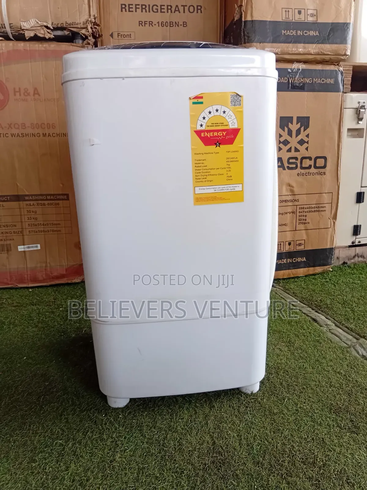 Decakila Washing Machine – Quality Wash for Every Home 7kg