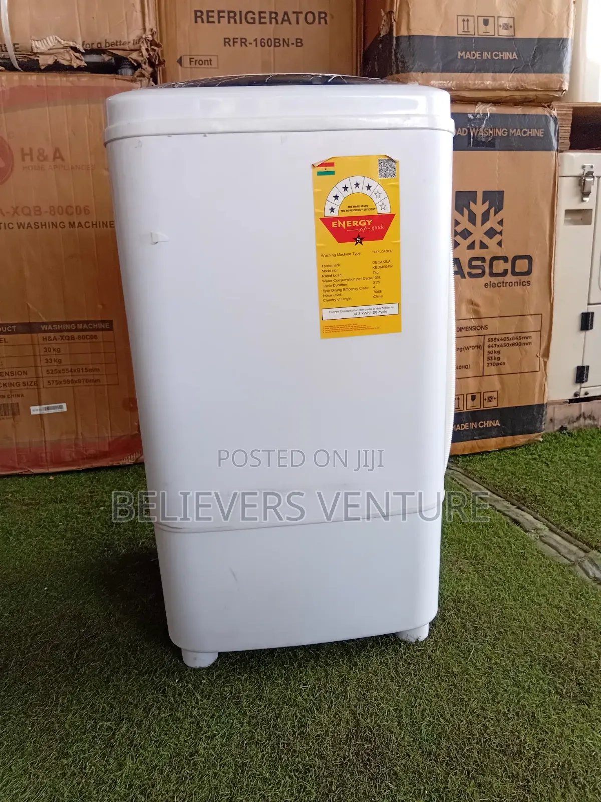 Decakila Washing Machine – Quality Wash for Every Home 7kg