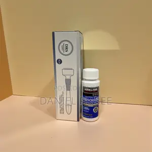 Kirkland Minoxidil 5% + 140 Needle Dermastamp Hair Growth Kit