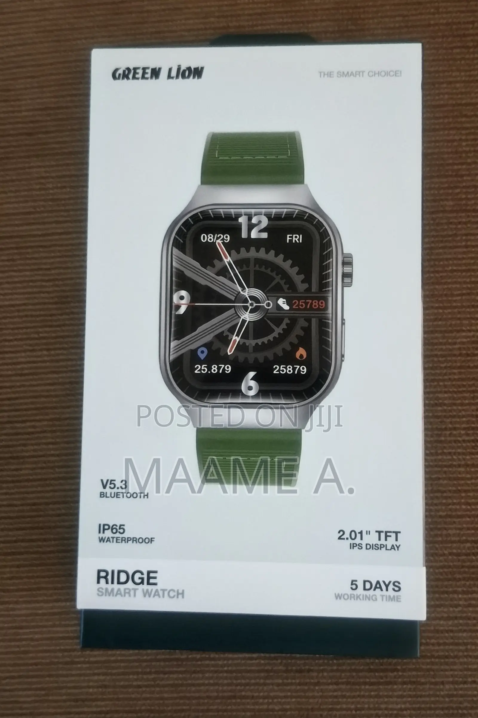 The Green Lion Ridge Smart Watch