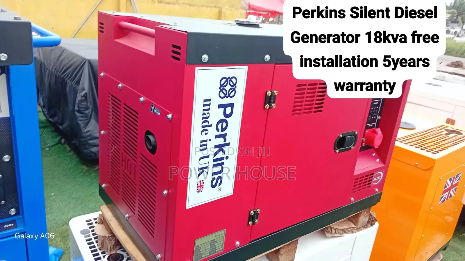 Industrial Perkins 18kVA Silent Generator Low Fuel Consumption