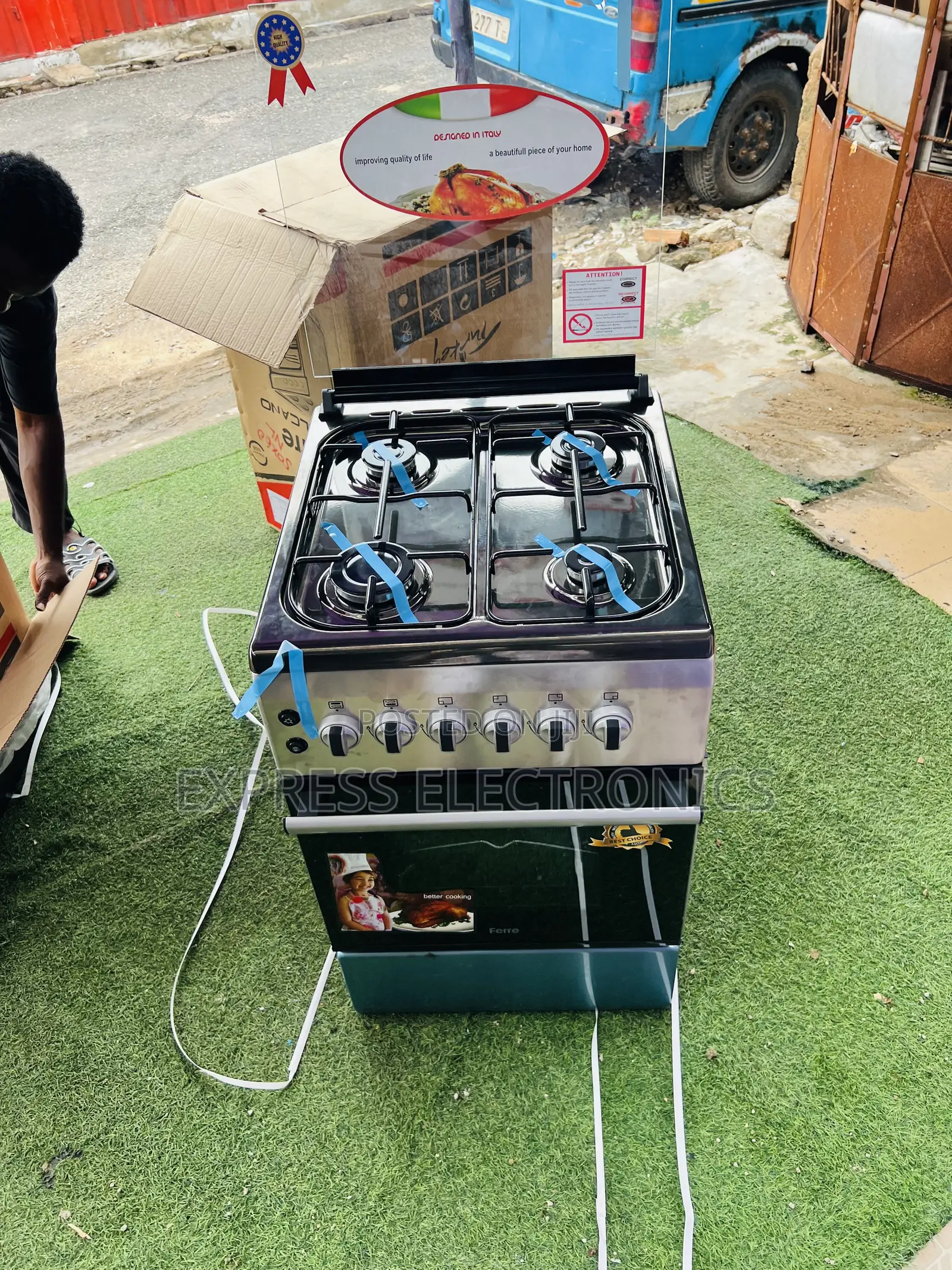 Limited Stock Ferre Gas 4burner Oven New Line 50/60