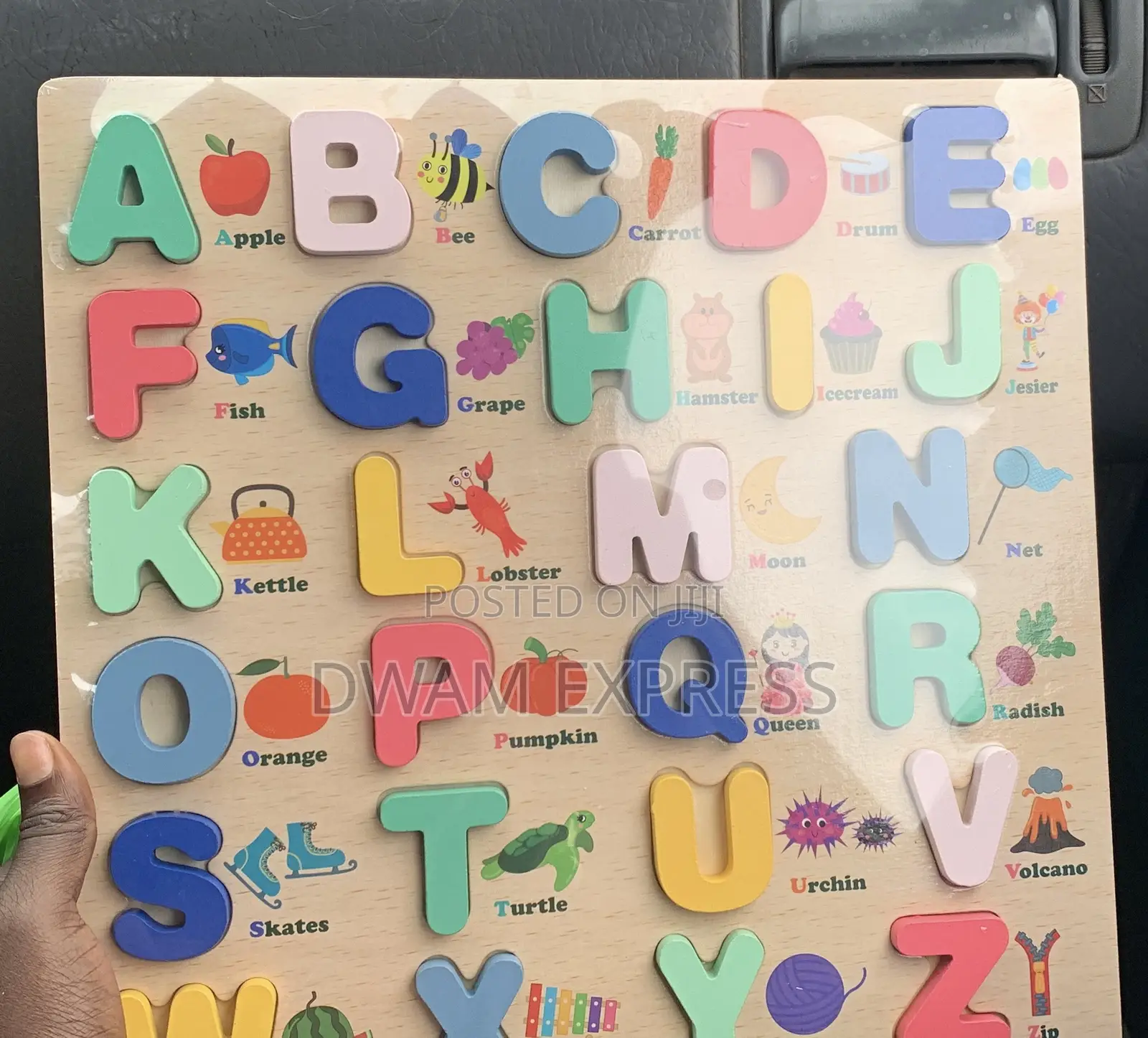 Wooden Alphabet Puzzle Board