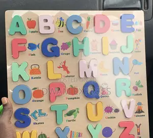 Wooden Alphabet Puzzle Board