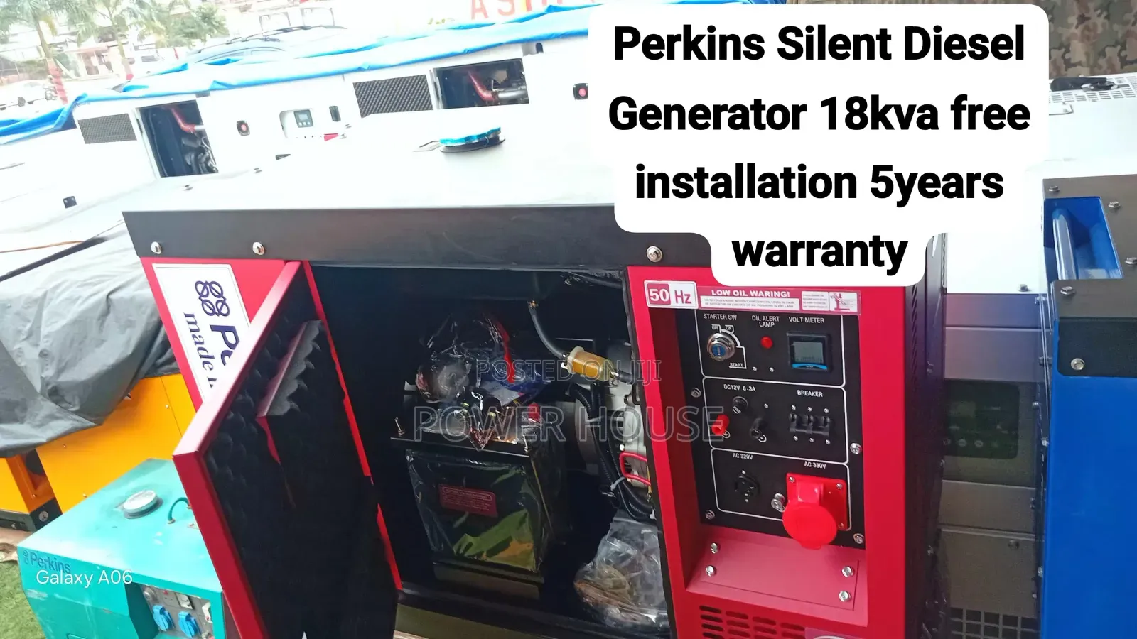 Perkins 18kVA Diesel Generator – Strong, Quiet and Efficient